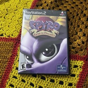 Spyro Enter the Dragonfly PlayStation 2 PS2 Black Label